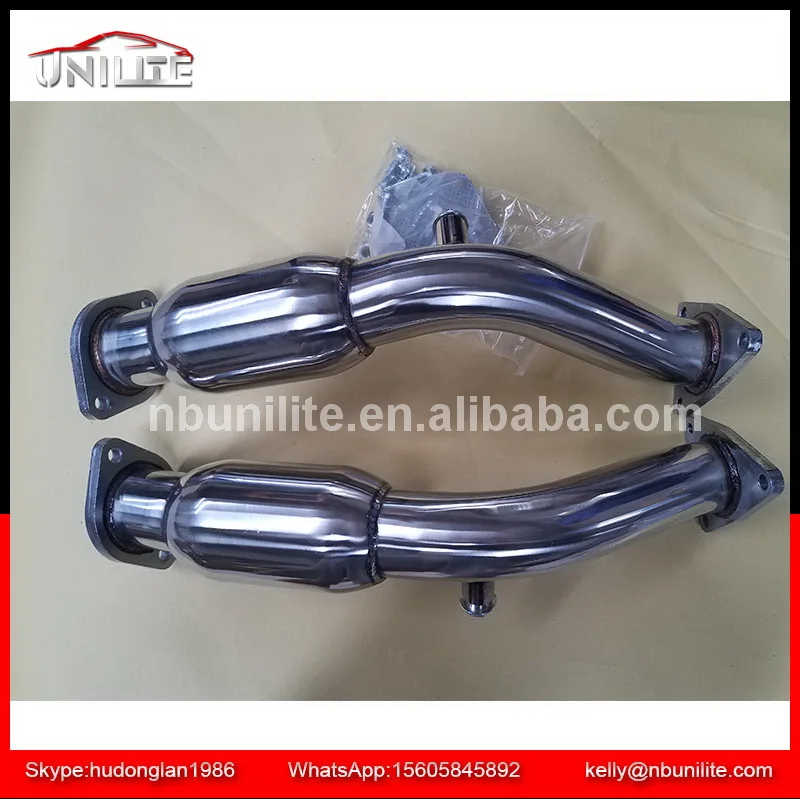 Exhaust Resonated Test/Down Pipes Fits Ni ssan 350Z Z33 Infiniti G35 Coupe Sedan VQ35HR 07-08