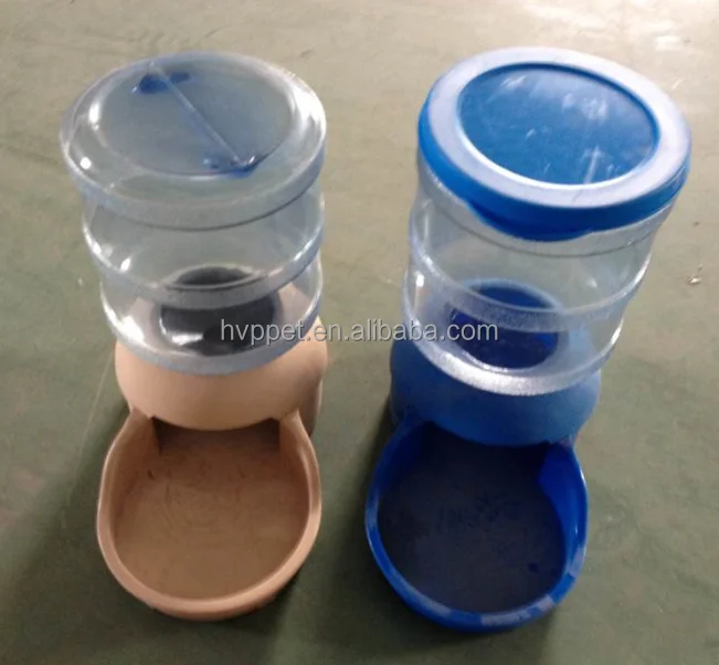 
plastic pet dog bowl feeder, pet food and water feeder 