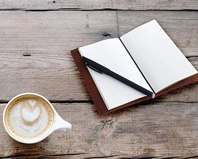 Pocket Travelers Notebook Refillable Leather Travel Journal for Men Notebook Cover for Field Notes