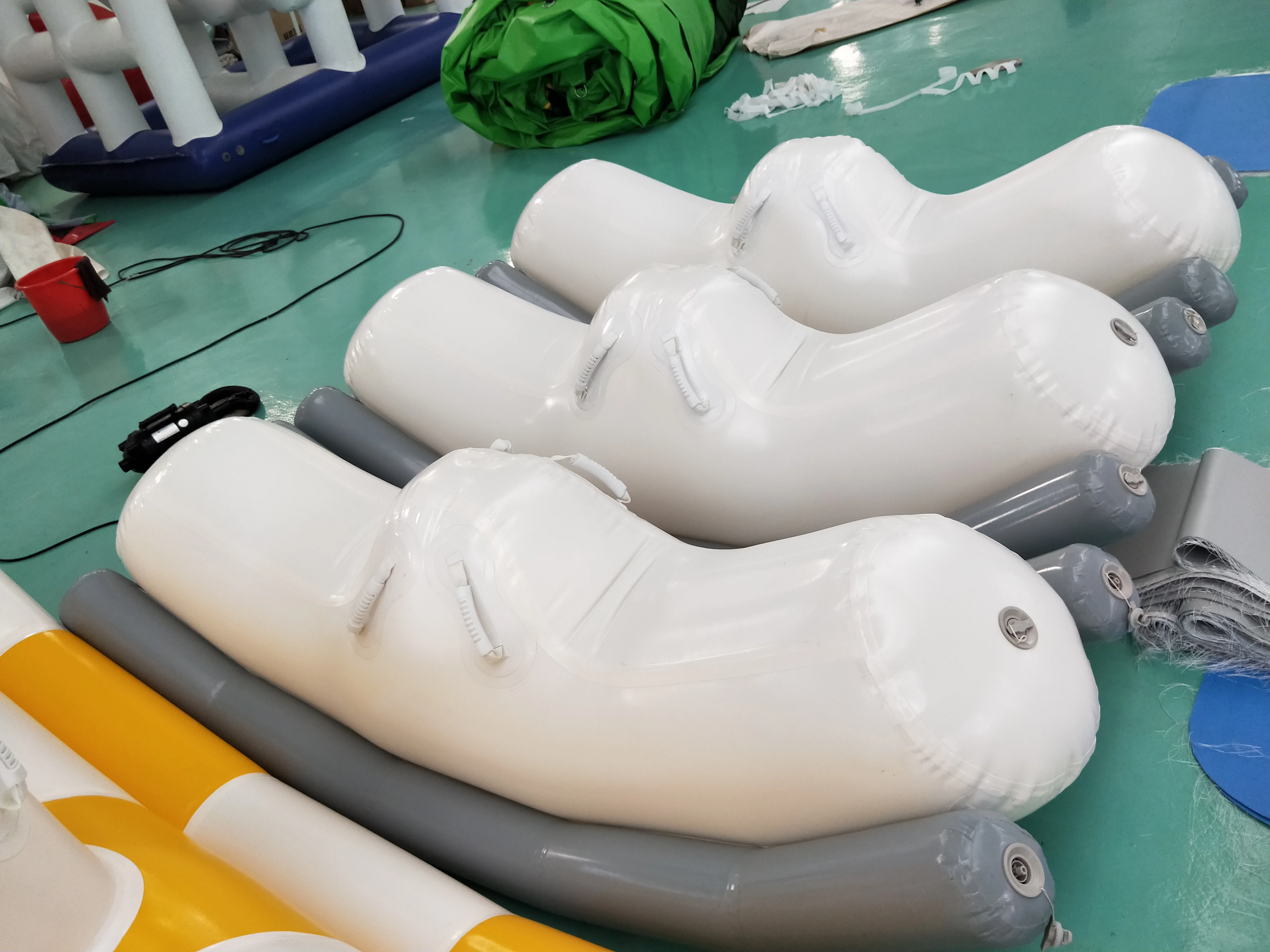 Commercial Inflatable Water Park Floating Water Seesaw/inflatable floating water seesaw for Kids for sale