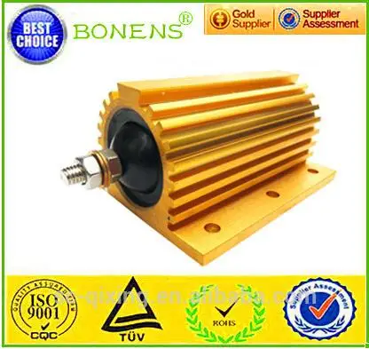 Rx24-250w-50R золотой алюминиевый корпус с проволочной обмоткой 50 Ом 250 Вт Резистор