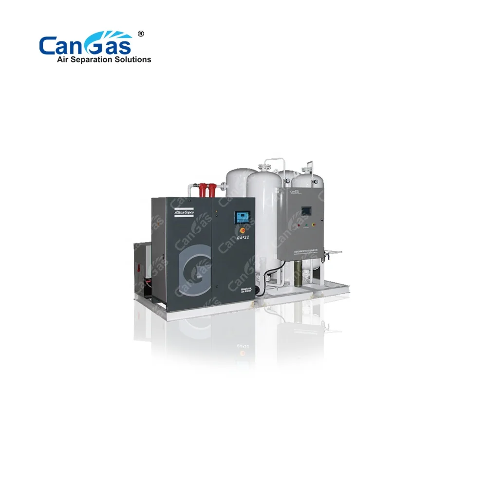 Распродажа, маленькая Кислородная установка PSA, генератор кислорода CanGas, самая маленькая медицинская Кислородная установка PSA