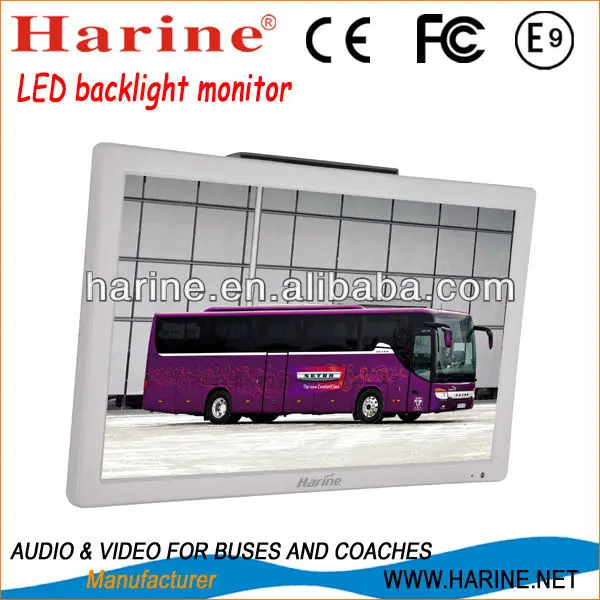 
lcd auto monitor with av input for bus, coach ceiling monitor 