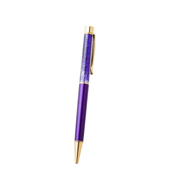 new design luxury high quality quicksand pen customised wedding logo pen