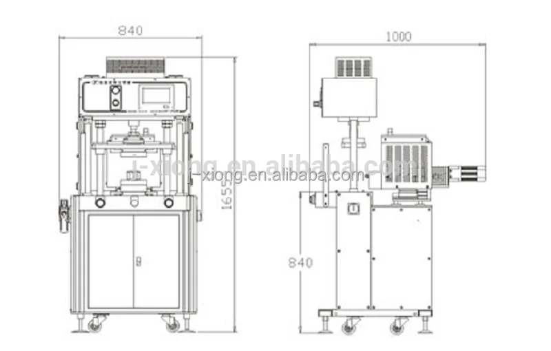 JX-350 Plastic Low Pressure Injection Machine/ Side Glue Injection Machine
