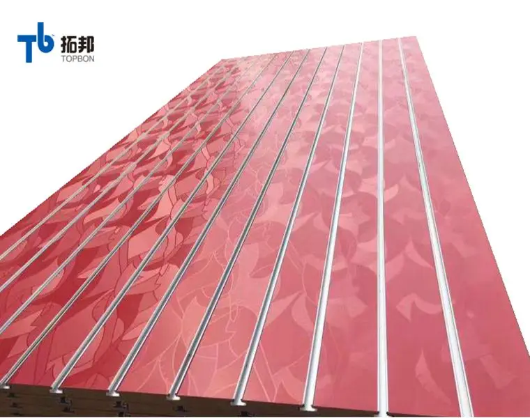 lovely price simple  mdf slot wall panel topbon