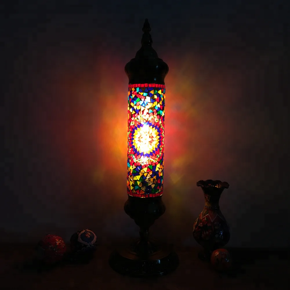 Настольные лампы в турецком стиле с мозаикой