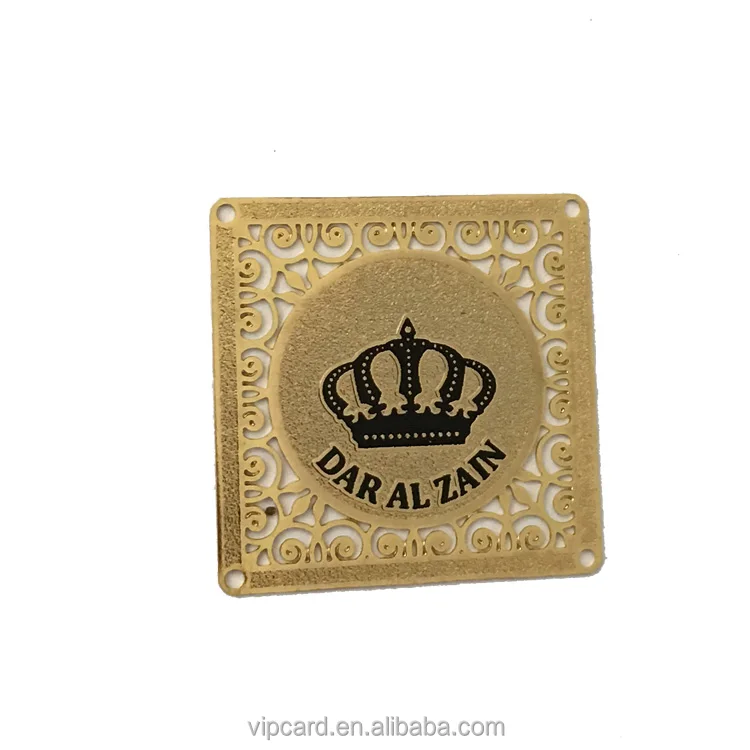 Custom Printing Frosted Gold Cheap Metal Luxury Business Card 0.5mm 0.8mm