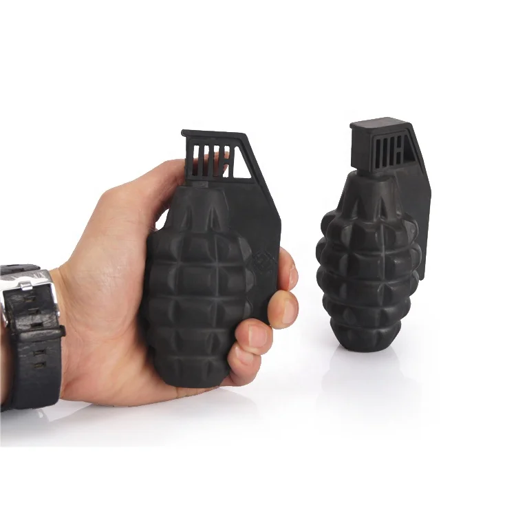 Funny Joking Play Toy Flash Customized Silicone Hand Grenade Toy