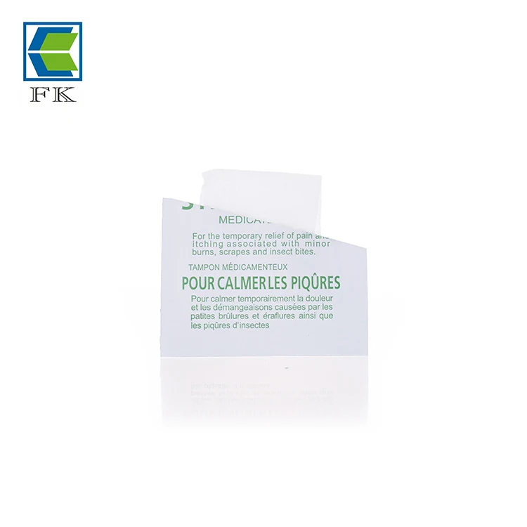 50x50mm Medical consumables Ethly Alcohol Pad Price