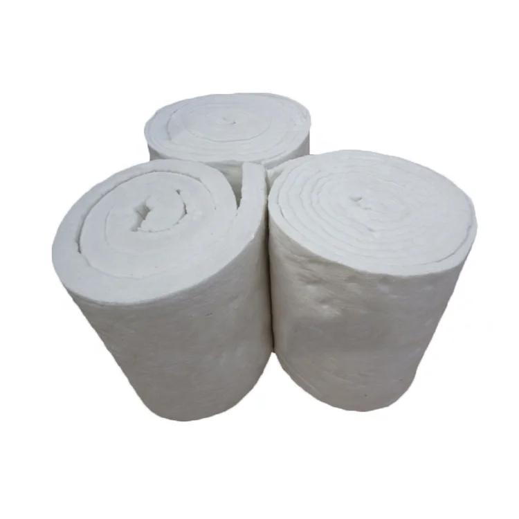 refractory wool 1400 celsius thermal insulation high aluminum silicate ceramic fiber blanket for heating furnace fireproof