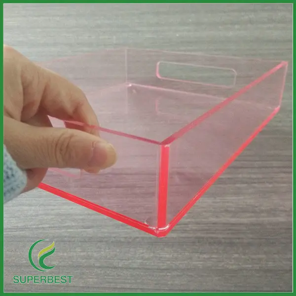 Customize acrylic material wine glass holder tray