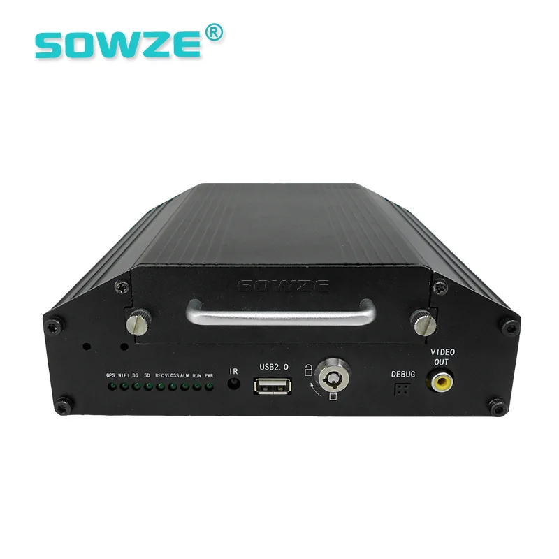 Высокой Четкости HDD & SD Хранения 4ch Автомобильный Видеорегистратор с GPS/3 Г/G-Sensor