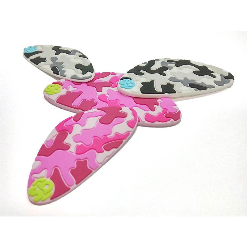 raised logo 3d print rubber clothing label