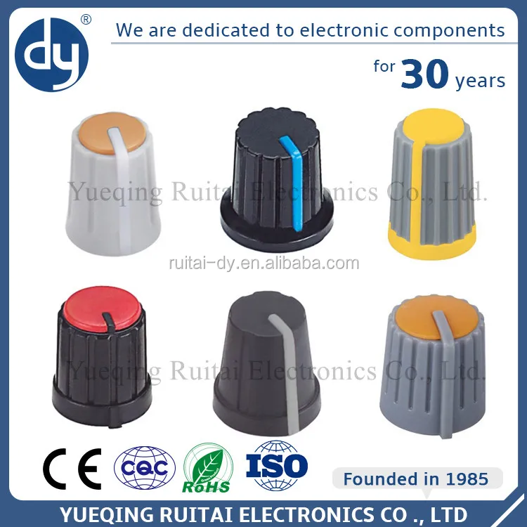 Пластиковые ручки потенциометра цвет пластиковые нажмите ручка dy