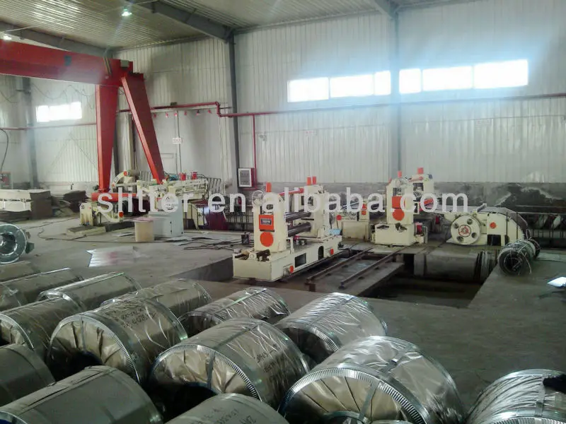 Automatic slitting and rewinding machine for 3x1600 CR coil slitting machine