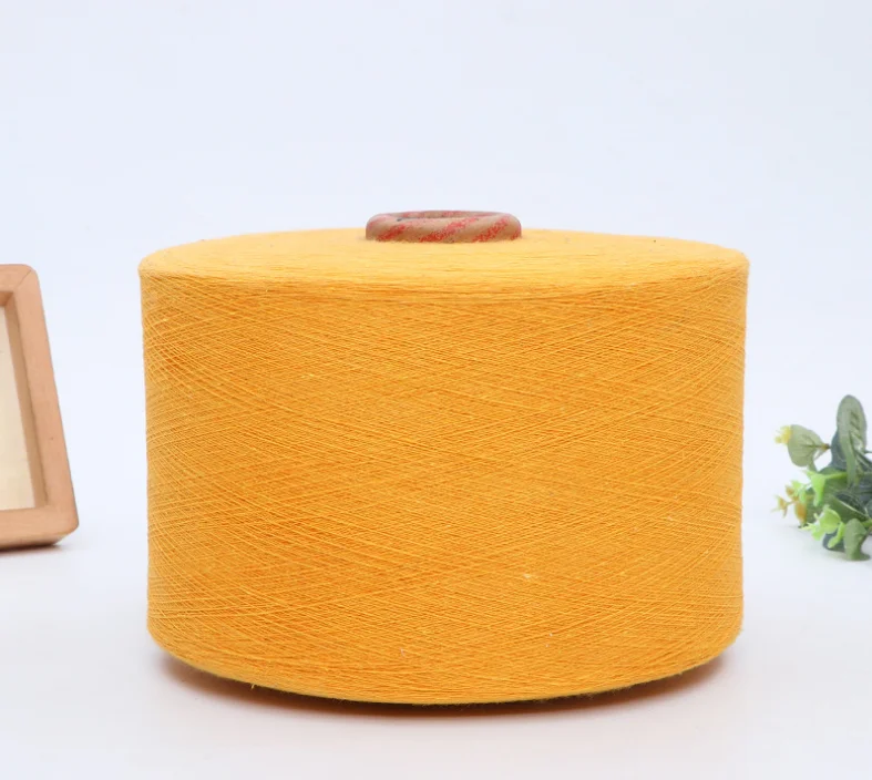 
Item WX-00658 21s/ 32s/1 Ring Spun Polyester Yarn For Knitting Socks In Stock 