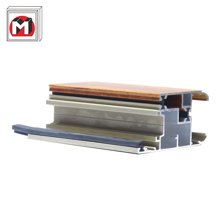 Custom made extruded aluminium sliding mosquito net window door profile