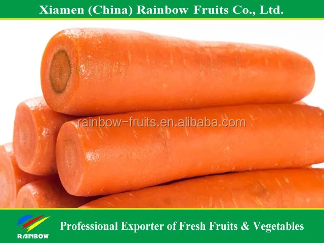 Свежая китайская красная морковка в 2016