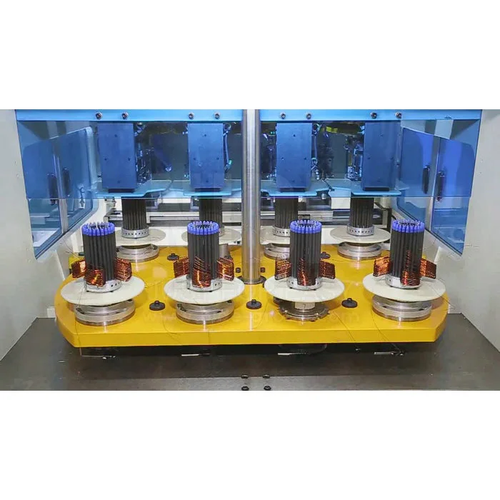 Fully automatic induction motor cooper wire winder stator coil winding machines for sale wiht 8 winding stations
