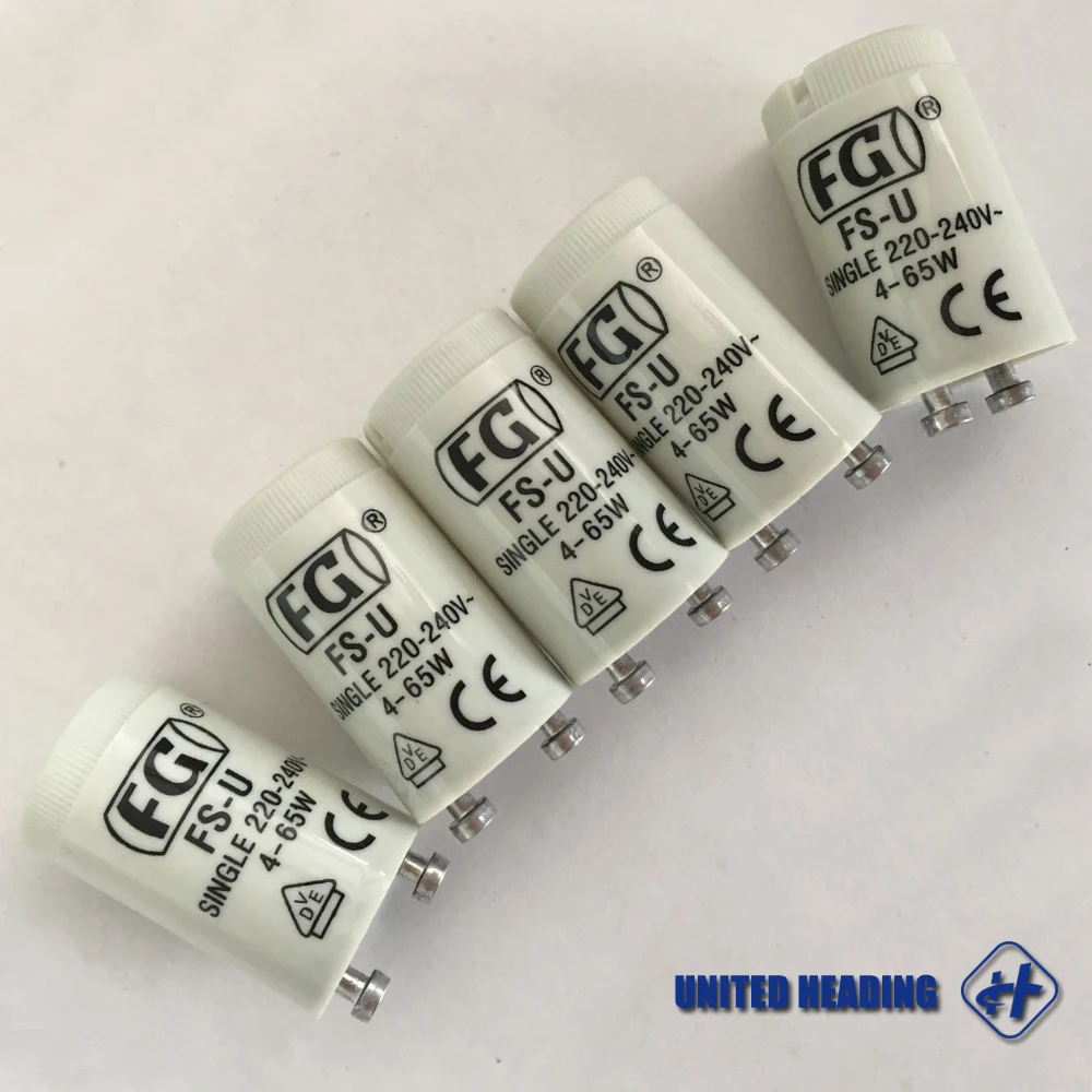 Высокое качество AC220V-240V/110-130V S10 FS-U 4-65W T8 люминесцентная лампа стартер