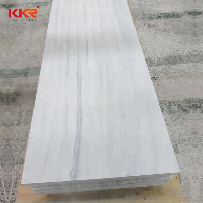 Artificial Marble Acrylic Solid Surace Stone For Bathroom Wall Panels