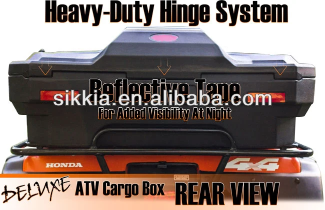 QUAD BOX CASE can be fixed on front of ATV HANMA