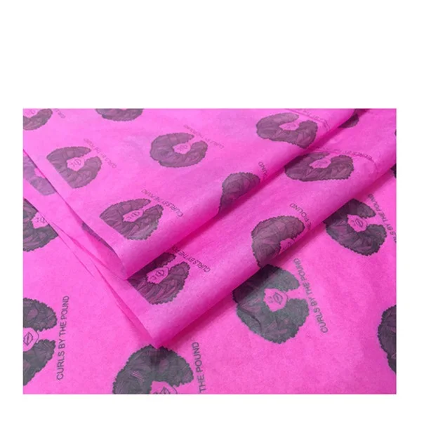 Black wrapping tissue paper for rose bouquet/custom printed wrapping grape wine bottle tissue paper