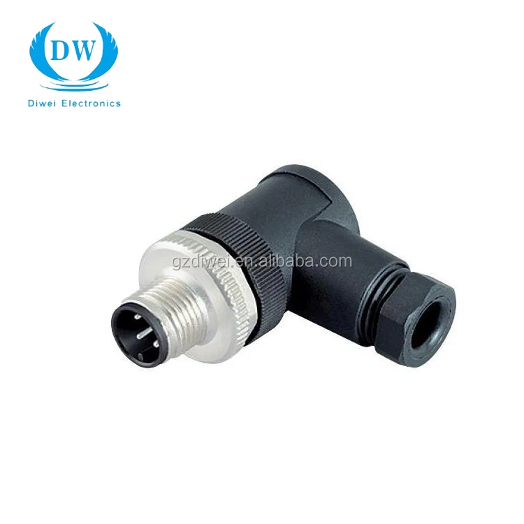 Smooth Continuous Panel Mount M12 Connector for Engineering Research