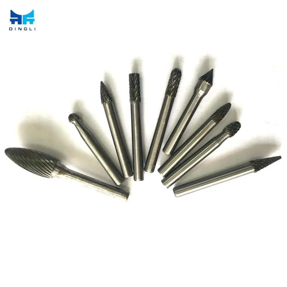 DL  Factory Price Tungsten Carbide Rotary Files 3*16 End Mill with  Coating Customized OEM Support
