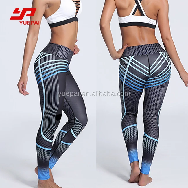 Sexy Gym Clothes Great Fitness wear Sports Tights Leggings , Custom logo print Wholesale Yoga Pants For Women