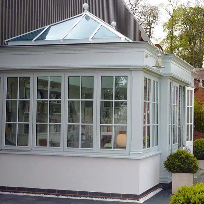 
Custom Laminated Low-e Reflective Greenhouse Aluminum Frame Winter Garden for Leisure Living Prefabricated Glass Conservatory 