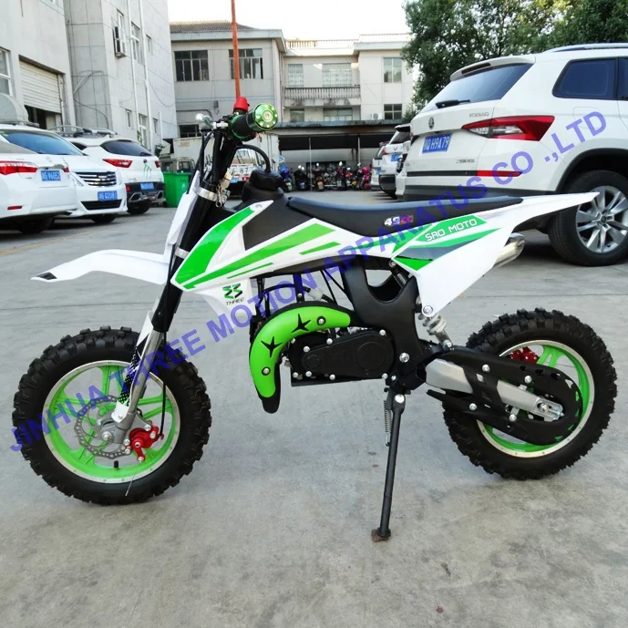 New fashion 2-stroke mini dirt bikes  pull strat gas mini motorcycle 50cc