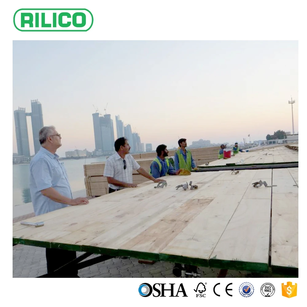 OSHA pine lvl wooden scaffold stepping boards in china