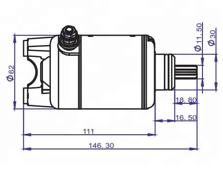 Wholesale motorcycle PULSAR 150 180 starter motor