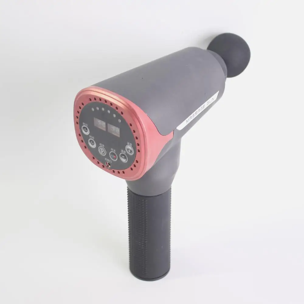 16.8V 2600mAh Li-battery 6Massage Heads Led Massage Gun,Max time:10minutes,30levels.