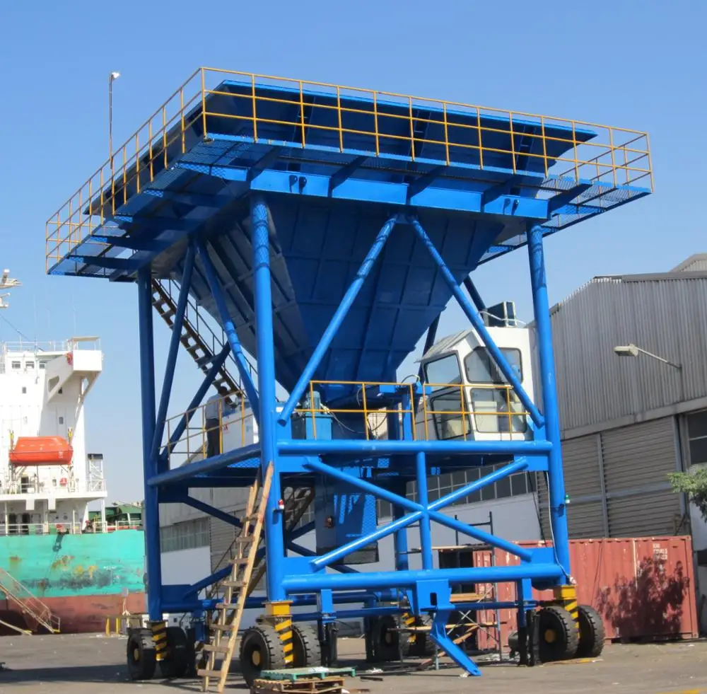
Port Cargo Cement Dry Bulk Material Handling Bulk Material Unloading Eco Hopper 