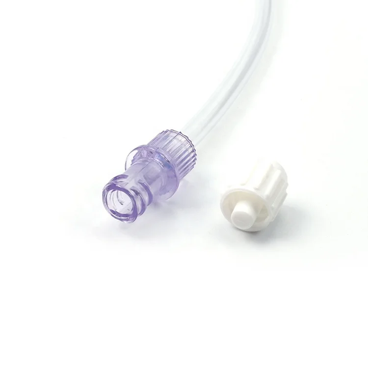 Precision Flow Control Parts Of IV Giving Extension Set For Infusion and Transfusion