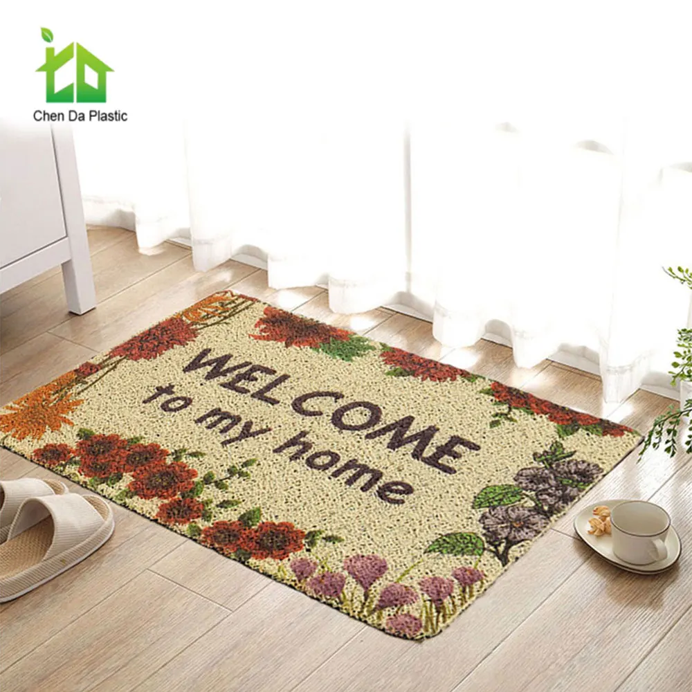 Chenda Plastic Factory cheap customized printing coil pvc door mat