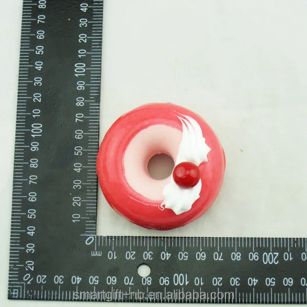 sponge fake artificial cake doughnut  for fridge  magnet home decoration round donut for kid study toys