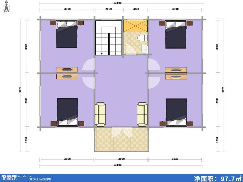 2-story wood prefabricated houses and villas