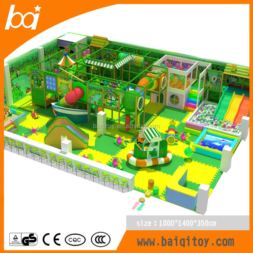Free design commercial jungle theme kids indoor play center with ball pool