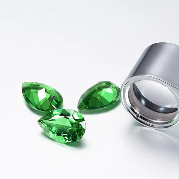 Lab created gemstone same as afghanistan fashion afghan Synthet emerald stone and cut emerald