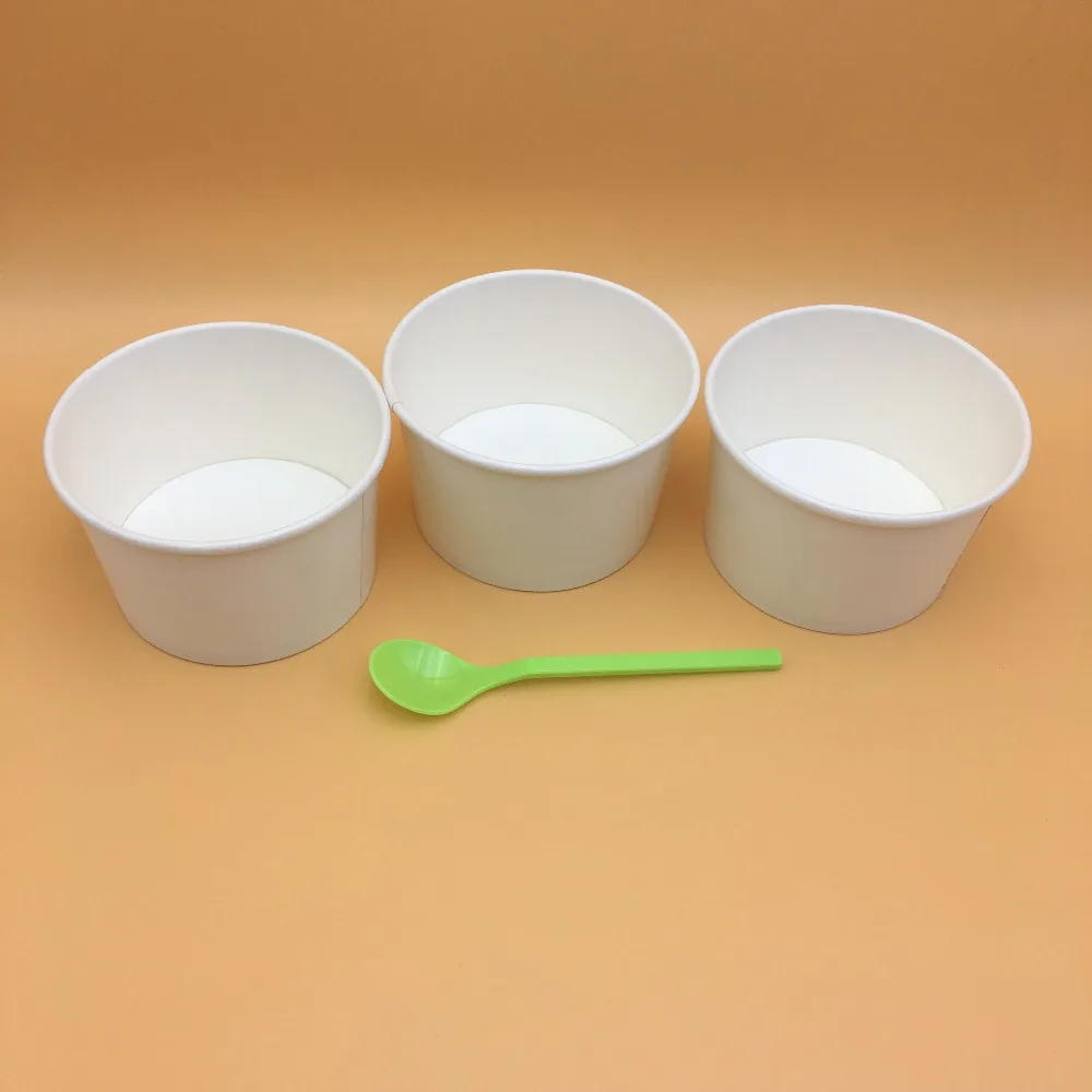 Cheap Price Wholesale Disposable 8 oz Plain White Ice Cream Cup