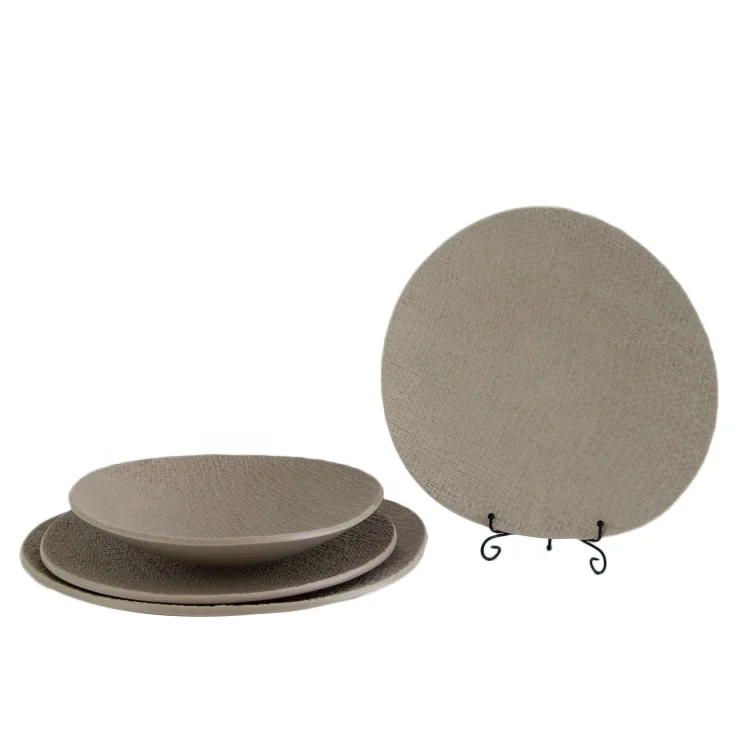 Optional size cheap wholesale wedding  decoration ceramic dinner plates for weddings