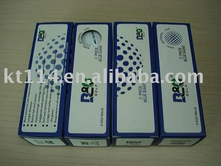 3 pieces golf ball per set with customized logo