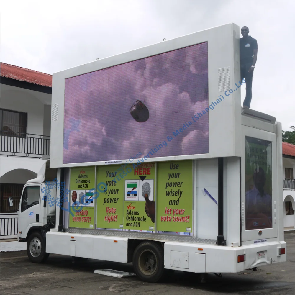 YEESO Alibaba Top LED Advertising Screen Truck YES-V8