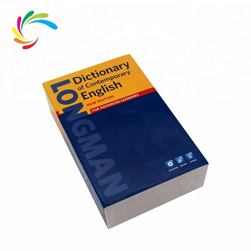China Wholesale Custom Luxury Hardcover Book Printing English Board Cover Dictionary Book printing