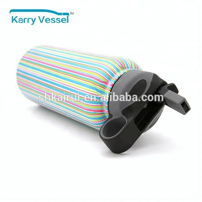 10-40 OZ Fashion Shaped Double Wall Stainless Steel Water Bottle With Straw, Insulated BPA Free Stainless Steel Water Bottle