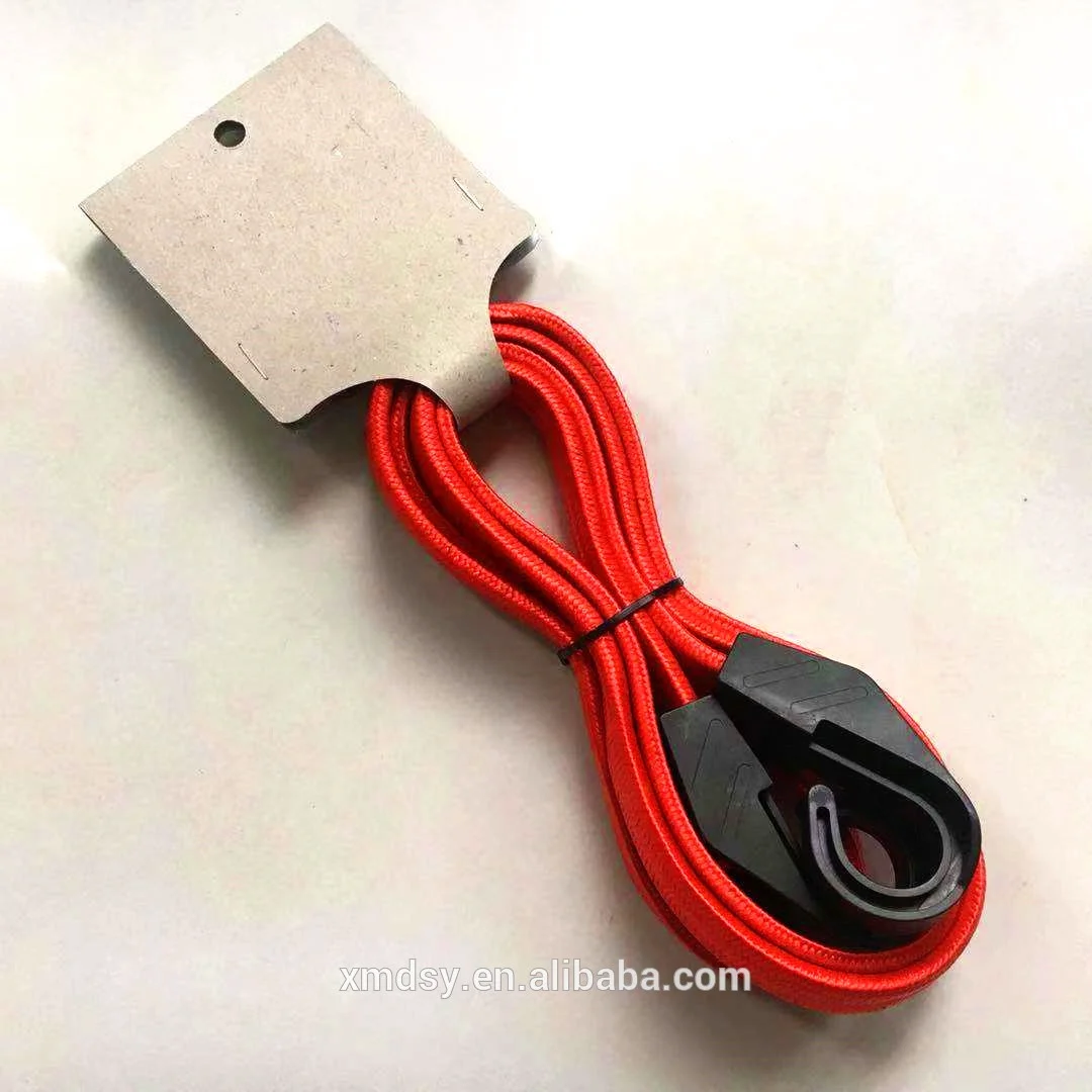 Green bungee cord/plastic hook thick bungee cord/flat bungee cords